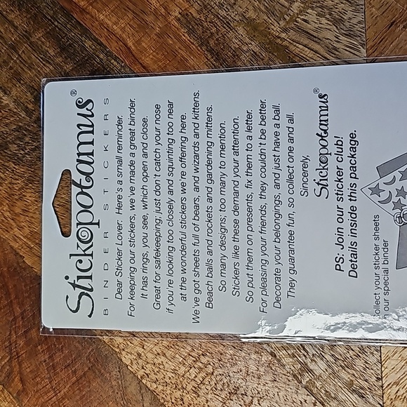 Stickopotamus Binder Sticker sheet Cowboy stickers sealed - Picture 4 of 7